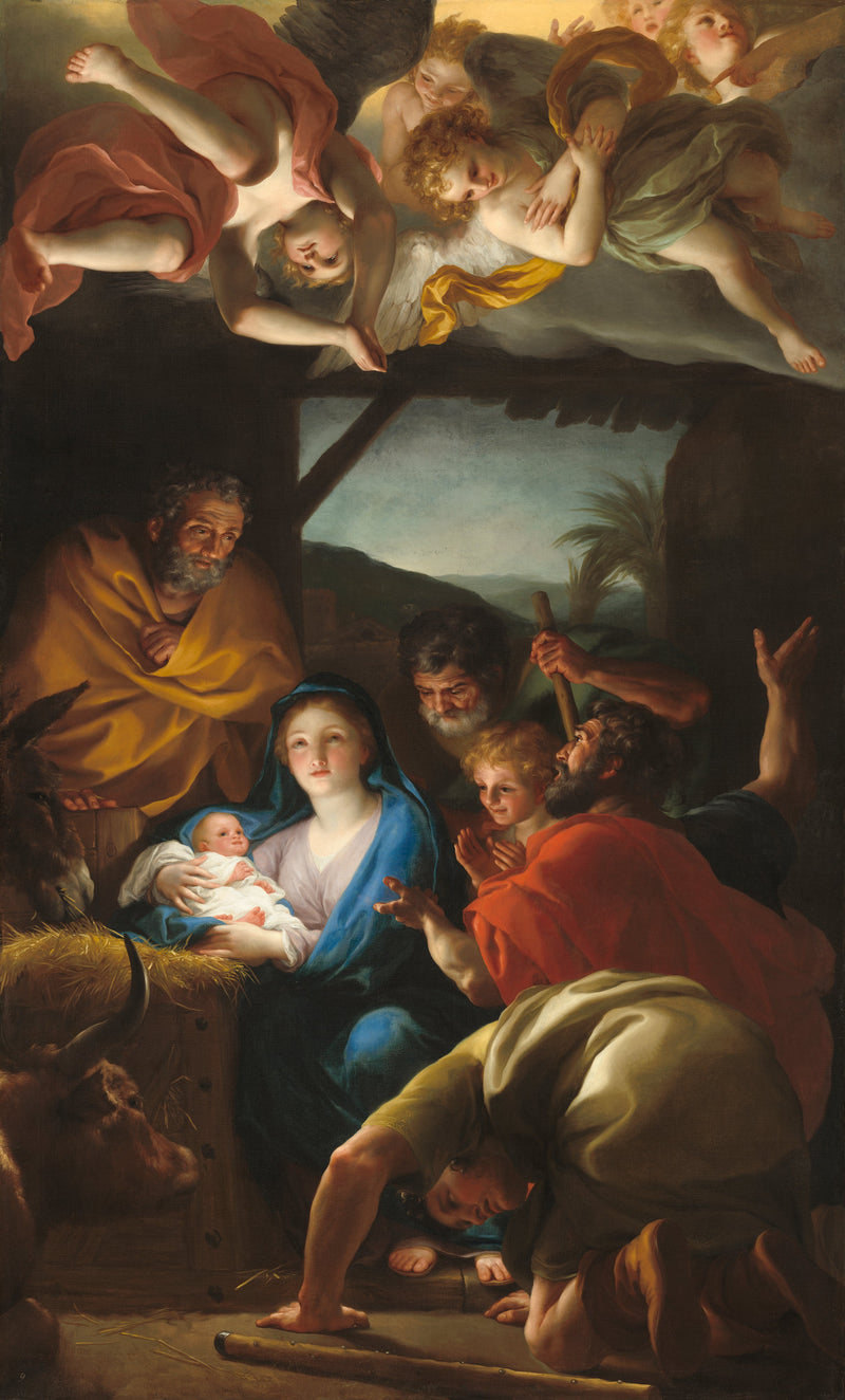 Die Anbetung der Hirten. - Anton Raphael Mengs