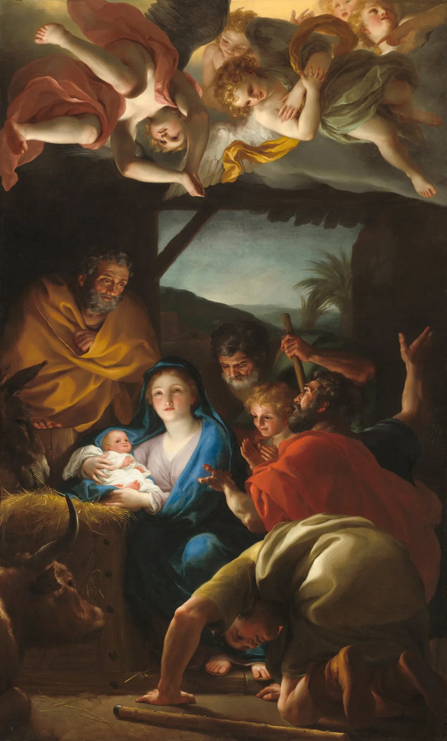 Die Anbetung der Hirten. - Anton Raphael Mengs
