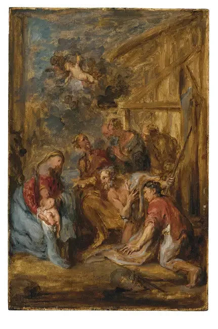 Anbetung der Hirten, nach 1630 - Antoine van Dyck