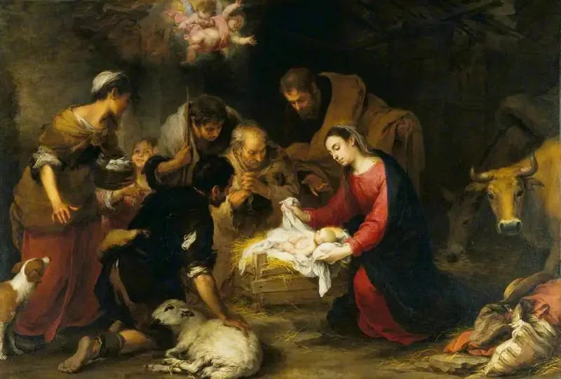 Anbetung der Hirten - Bartolomé Esteban Murillo