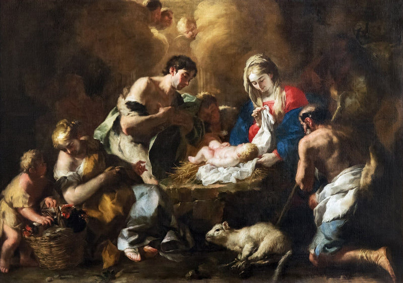 Die Anbetung der Hirten - Francesco Solimena