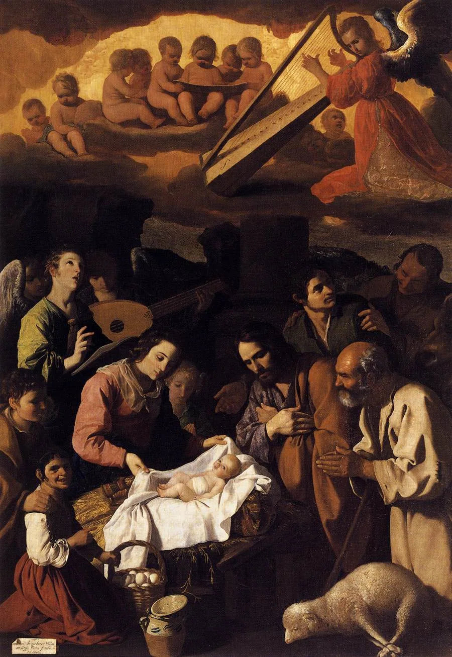 Die Anbetung der Hirten - Francisco de Zurbarán