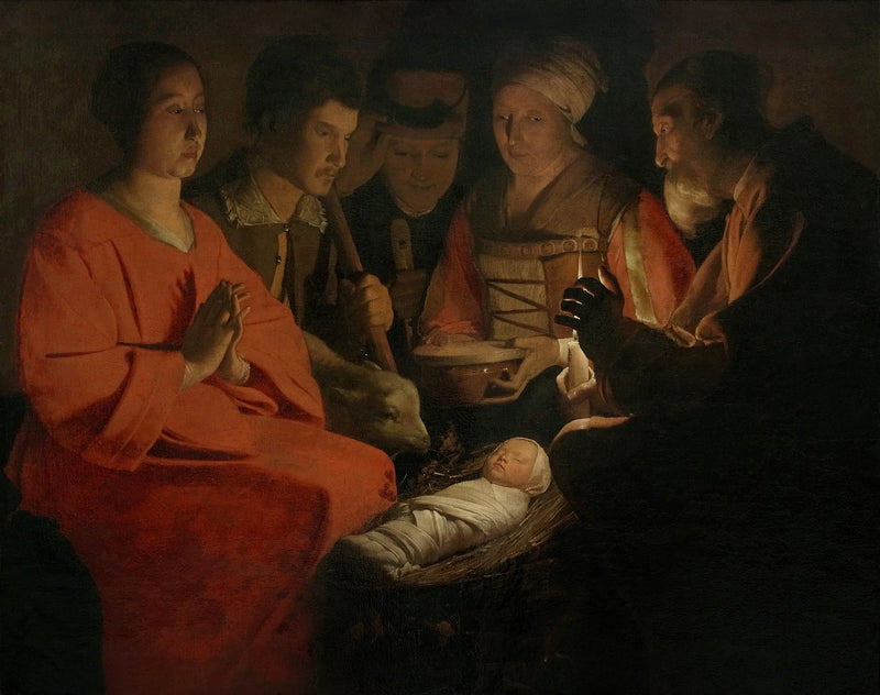 Die Anbetung der Hirten - Georges de La Tour
