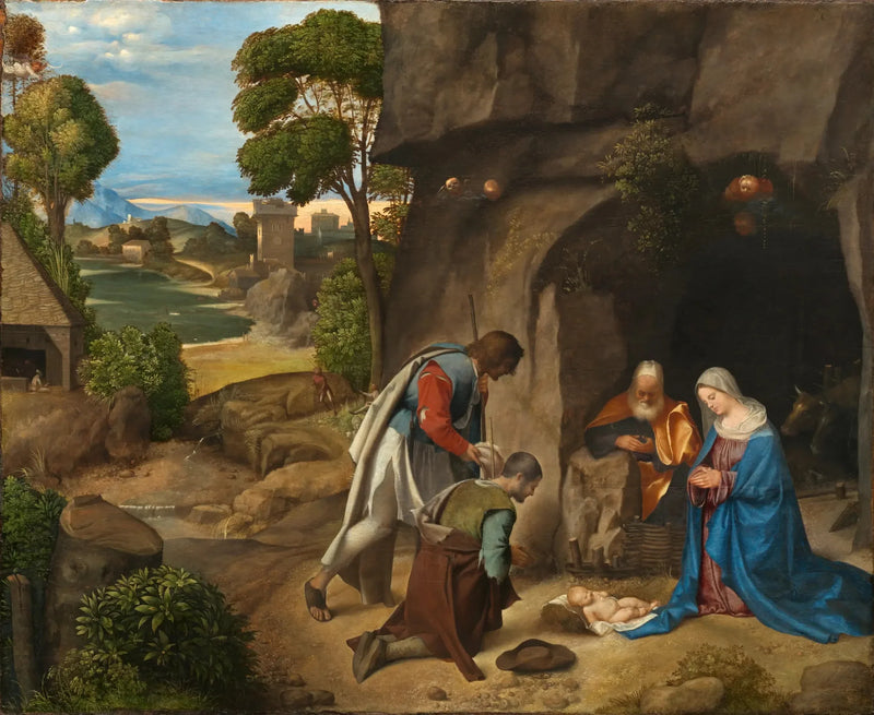 Die Anbetung der Hirten - Giorgione