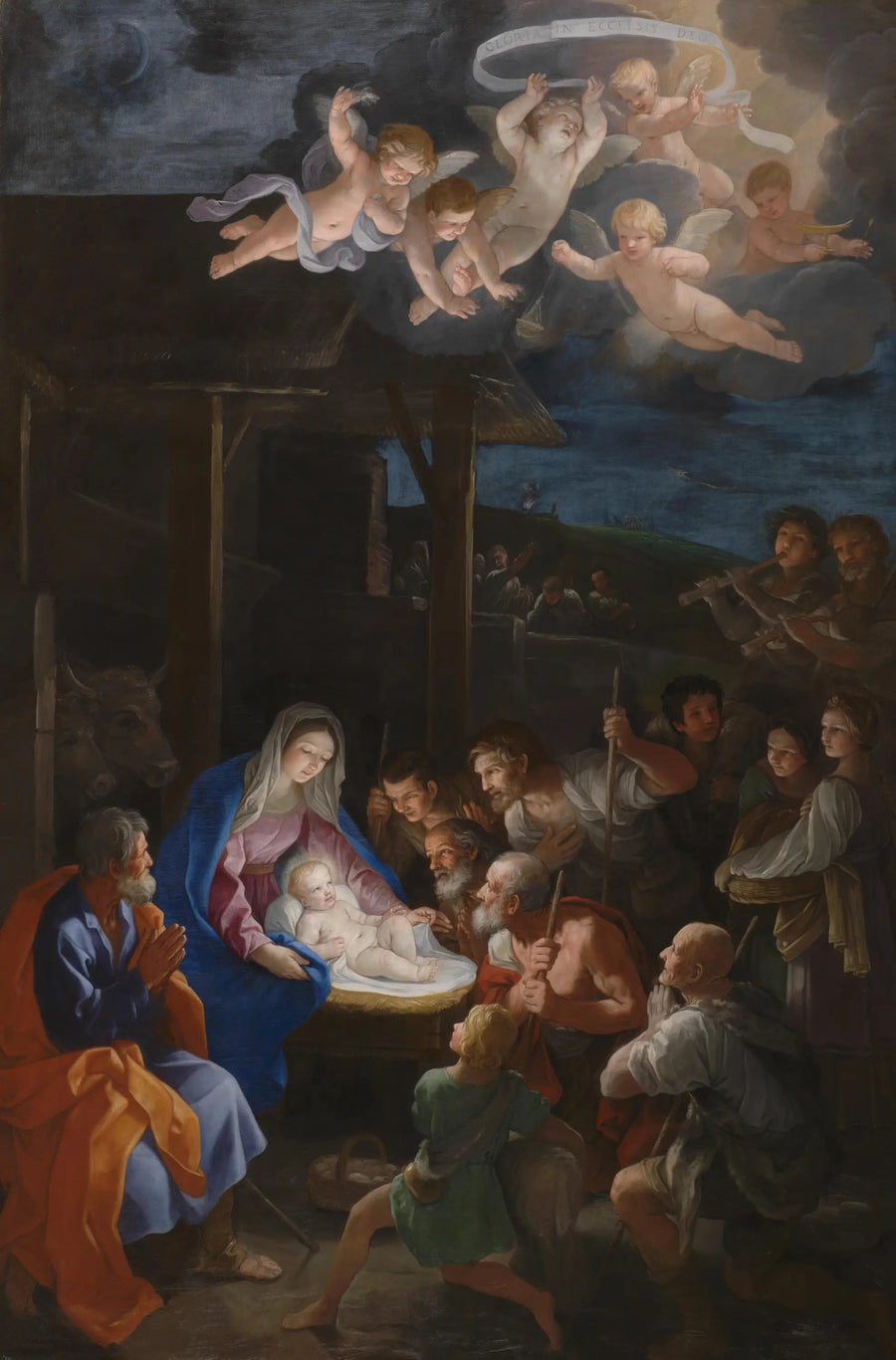 Die Anbetung der Hirten - Guido Reni