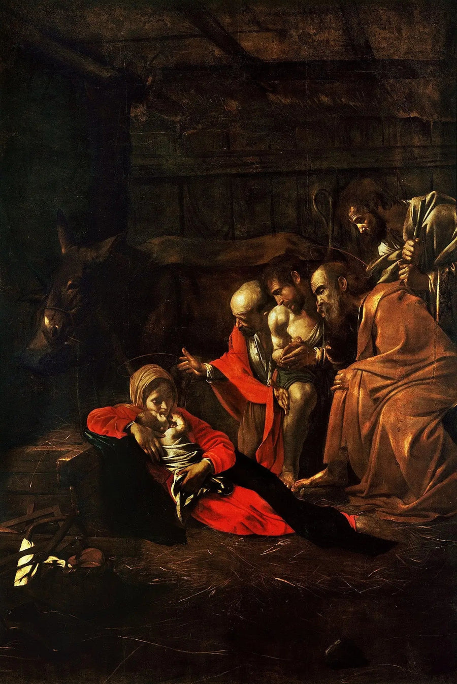 Die Anbetung der Hirten - Caravaggio