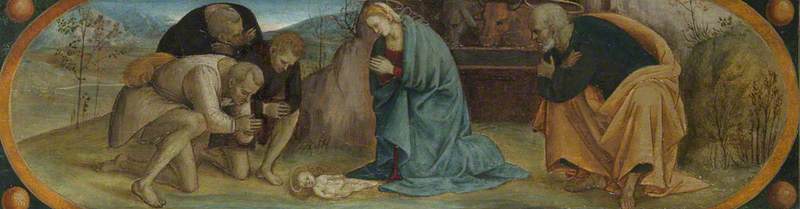 Die Anbetung der Hirten - Luca Signorelli