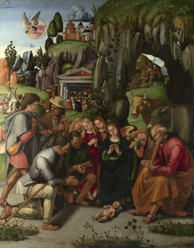 Die Anbetung der Hirten - Luca Signorelli