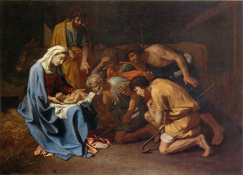 Anbetung der Hirten - Nicolas Poussin