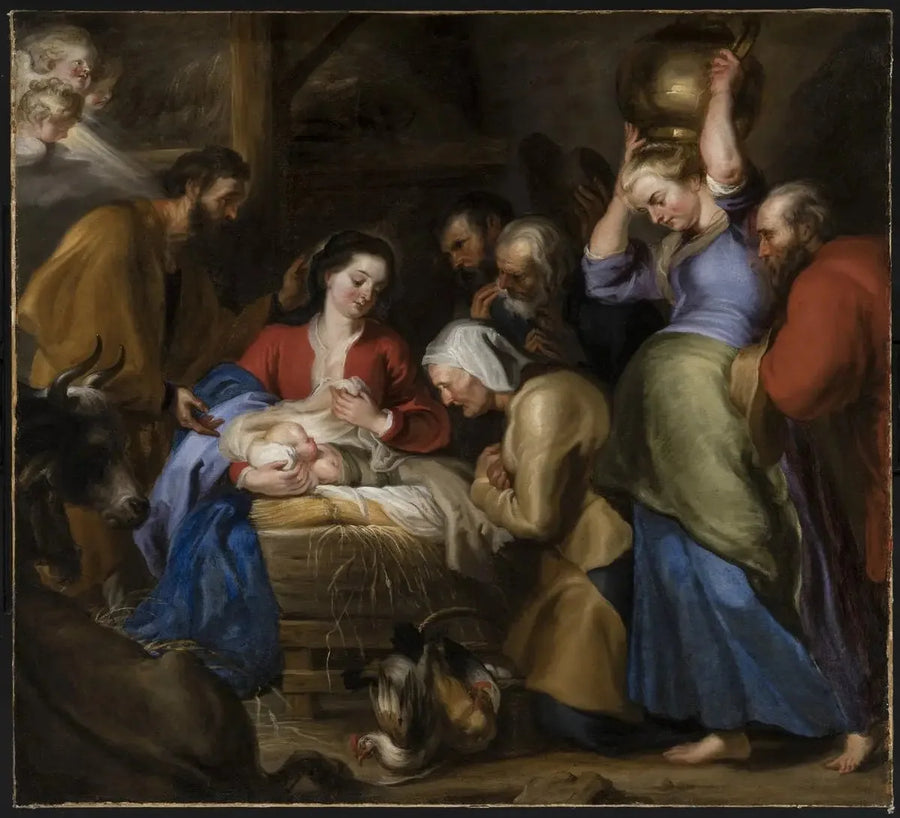 L'Adoration des bergers - Peter Paul Rubens