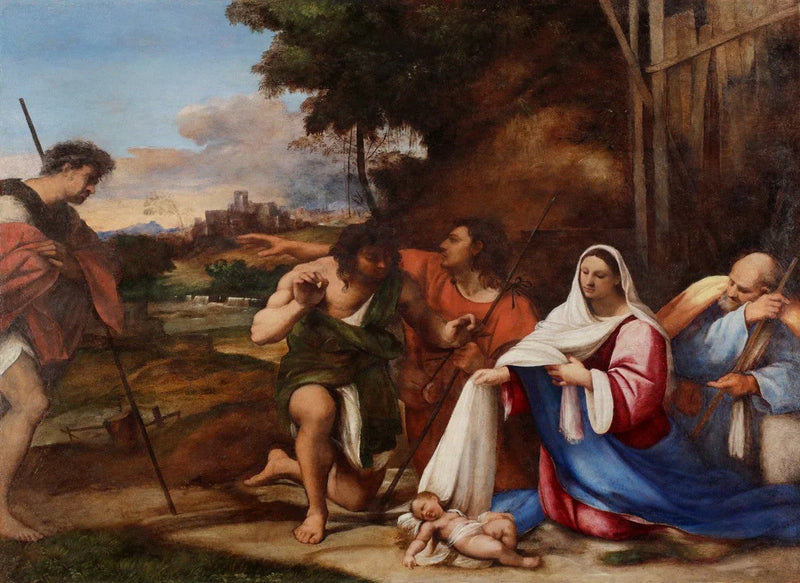 Die Anbetung der Hirten - Sebastiano del Piombo