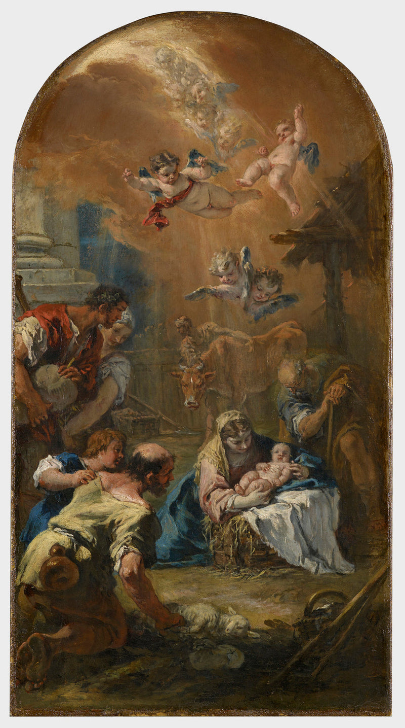 Die Anbetung der Hirten - Sebastiano Ricci