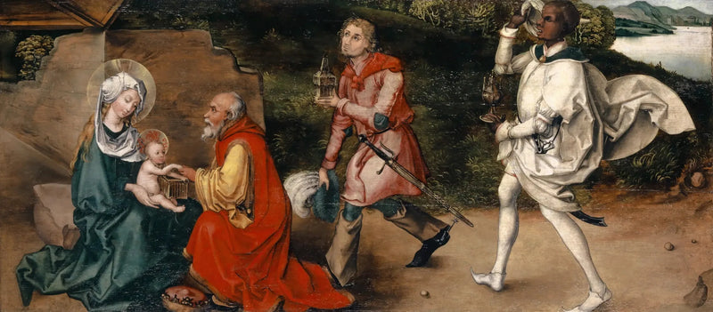 Die Anbetung der Magier - Albrecht Dürer