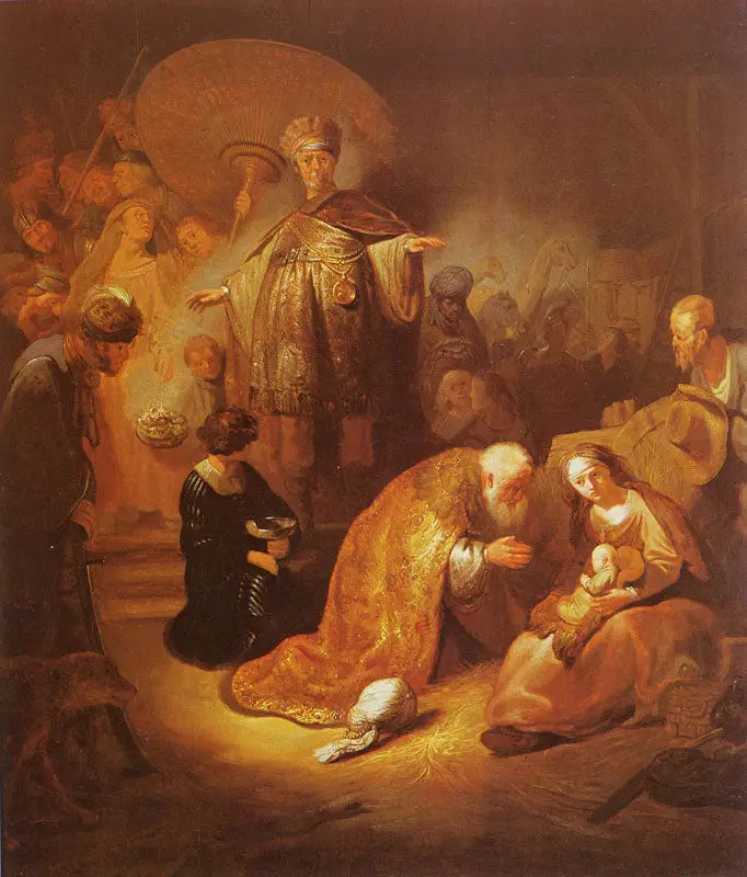 Die Anbetung der Könige (Kopie ?) - Rembrandt