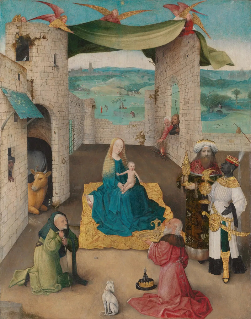 Die Anbetung der Könige - Hieronymus Bosch