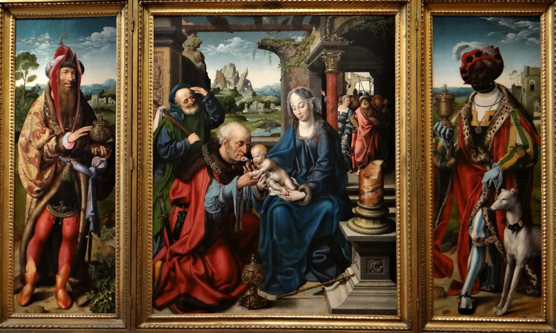 Anbetung der Magier - Joos van Cleve