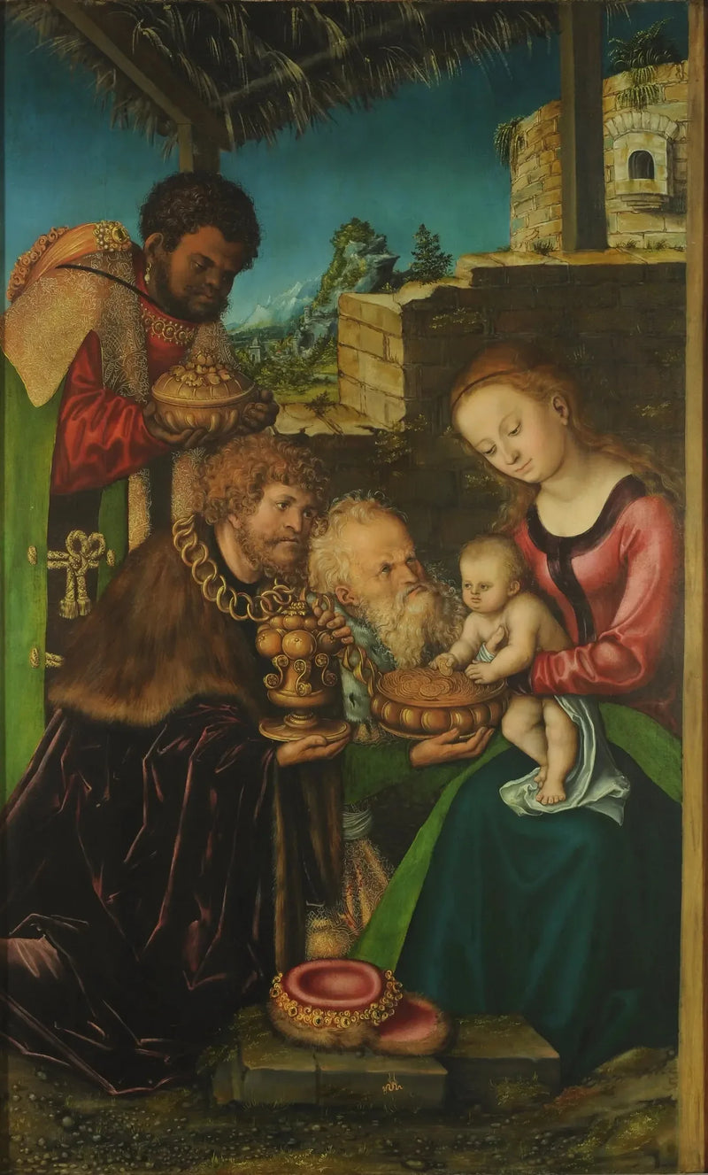 Anbetung der Könige - Lucas Cranach der Ältere