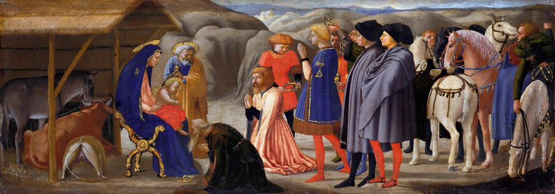 Die Anbetung der Könige - Masaccio