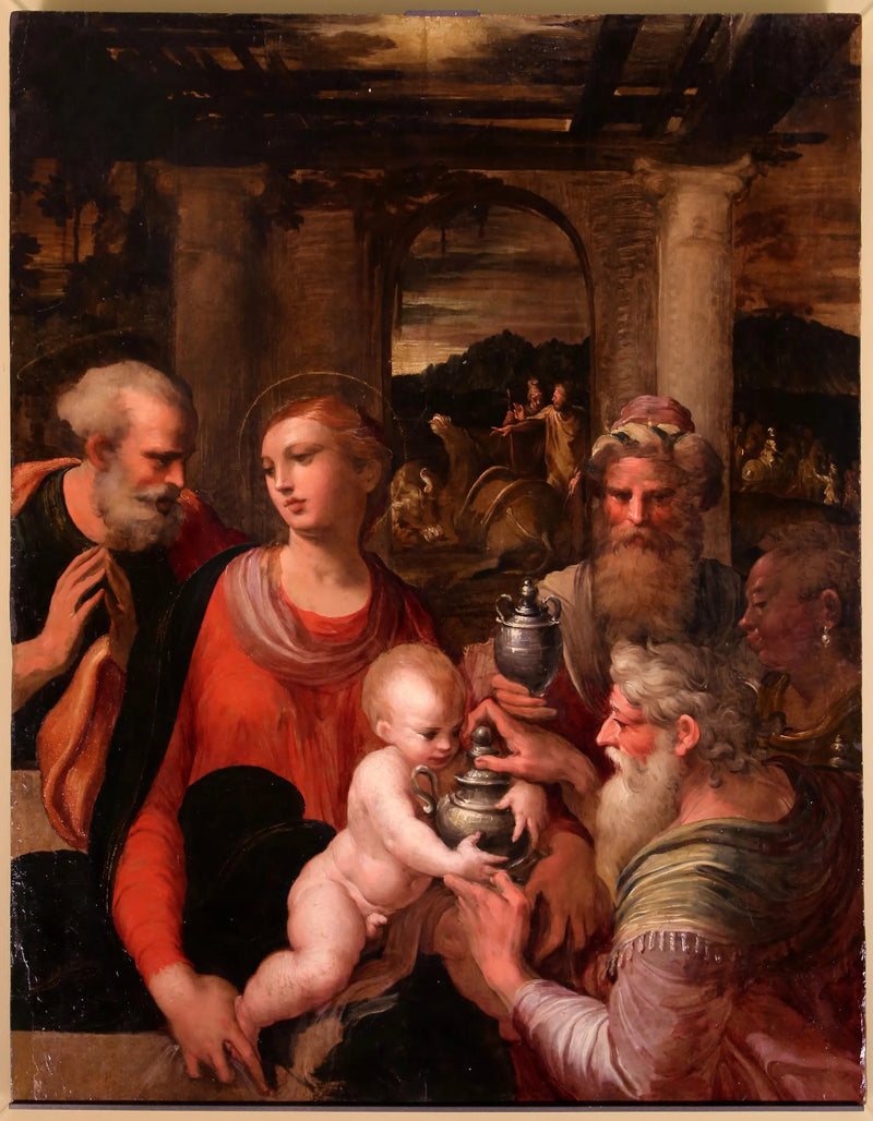 Die Anbetung der Könige - Parmigianino