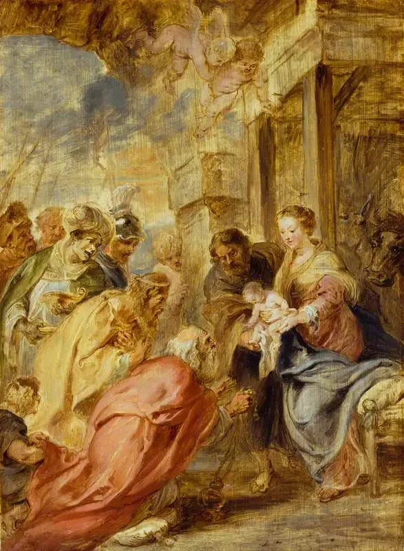 Die Anbetung der Magier - Peter Paul Rubens