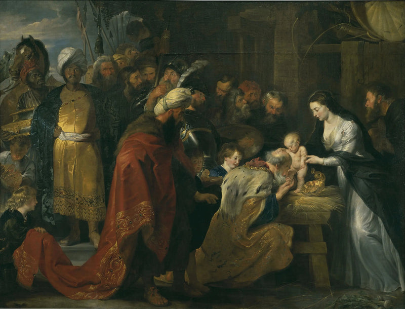 Die Anbetung der Magier - Peter Paul Rubens