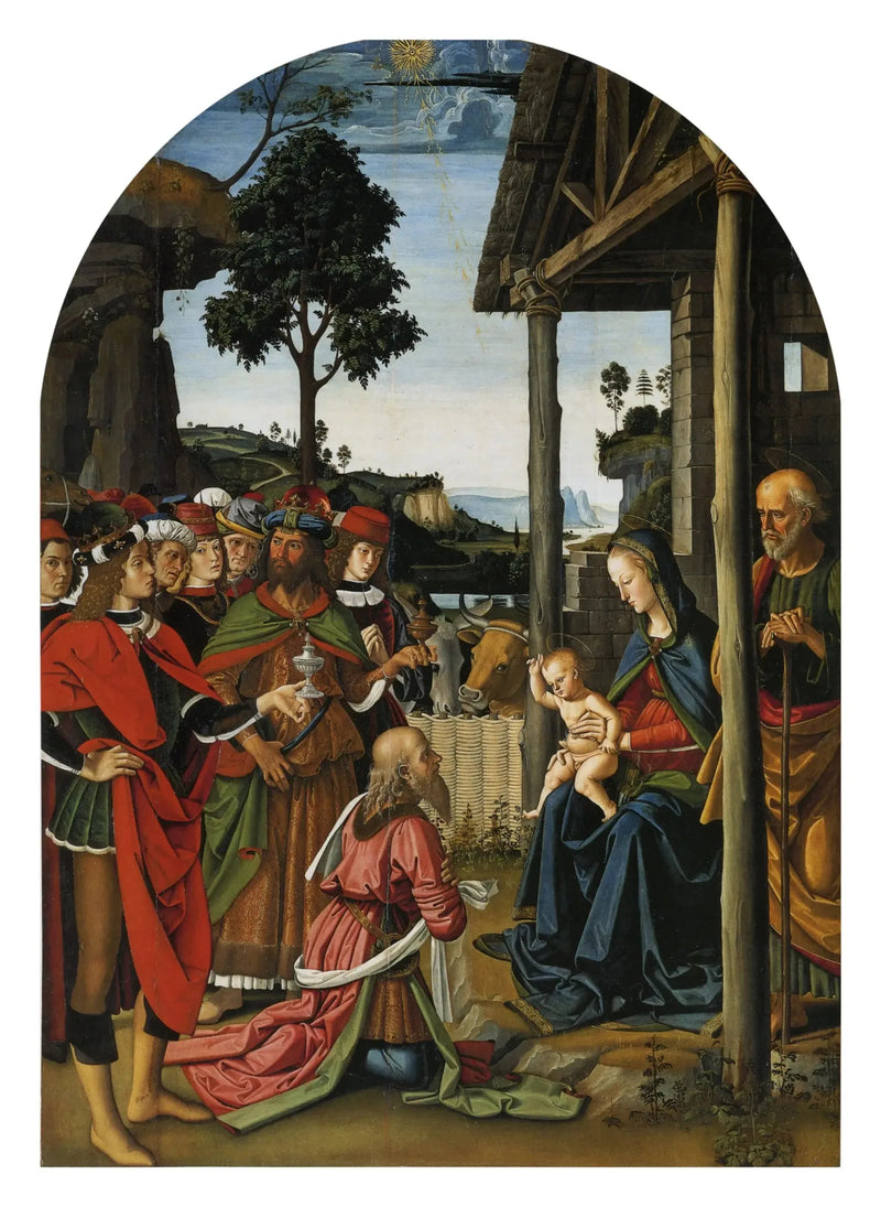 Anbetung der Weisen - Pietro Perugino