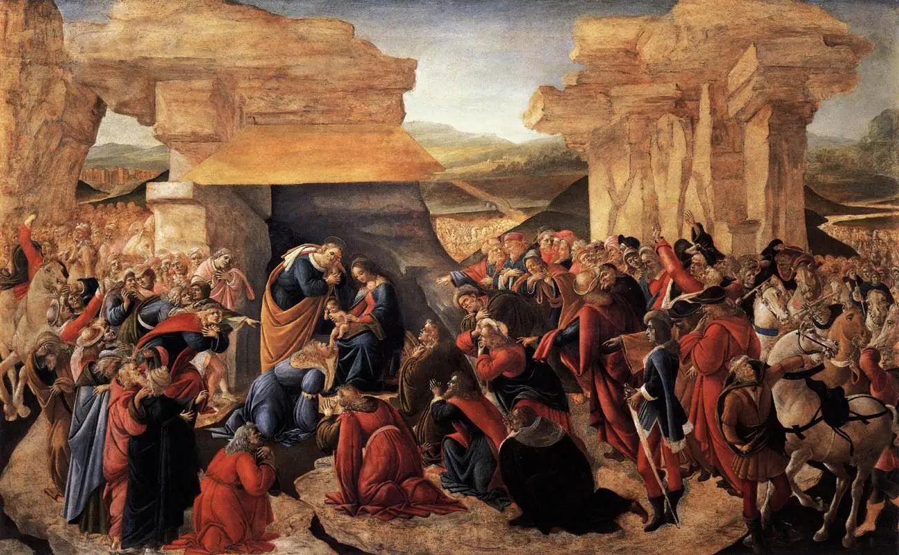 L'Adoration des mages - Sandro Botticelli image 1 reproduction réalisée par Alpha Reproduction