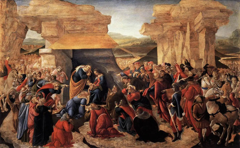 Die Anbetung der Magier - Sandro Botticelli