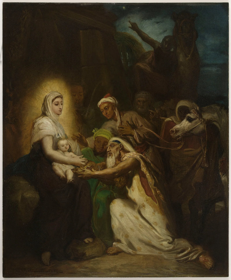 Anbetung der Weisen - Théodore Chassériau