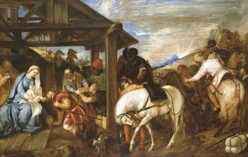 Anbetung der Könige - Titian