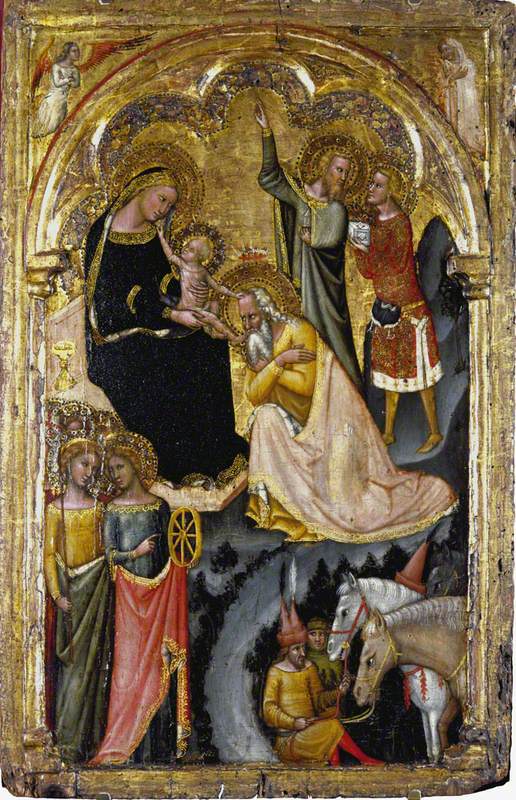 Die Anbetung der Weisen - Vitale da Bologna