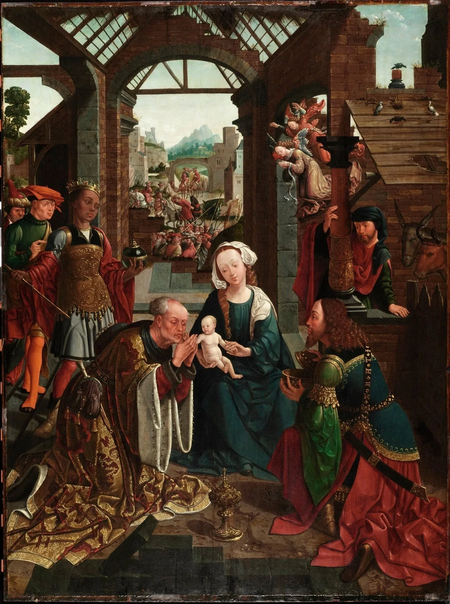 Die Anbetung der Könige - Jacob Cornelisz van Oostsanen