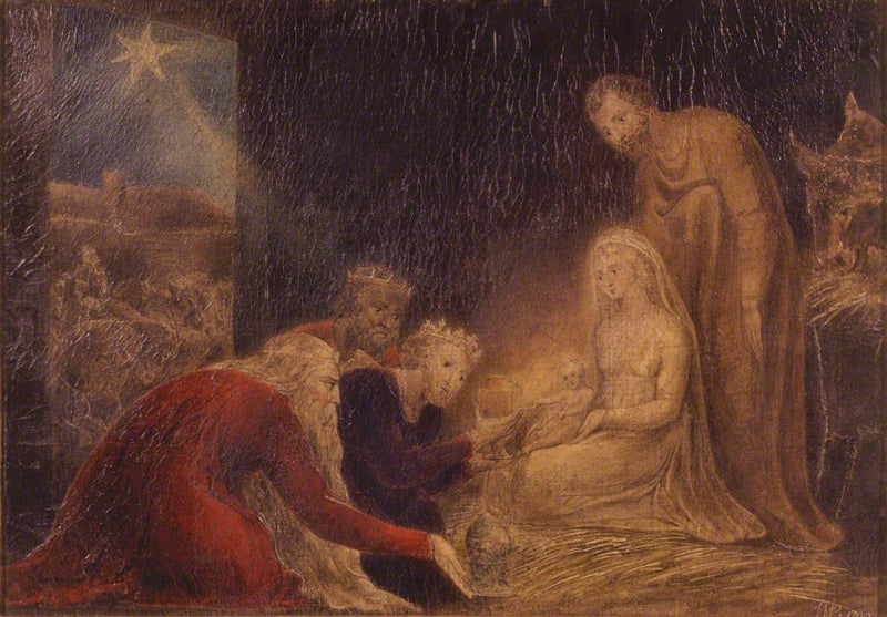 Anbetung der Könige - William Blake