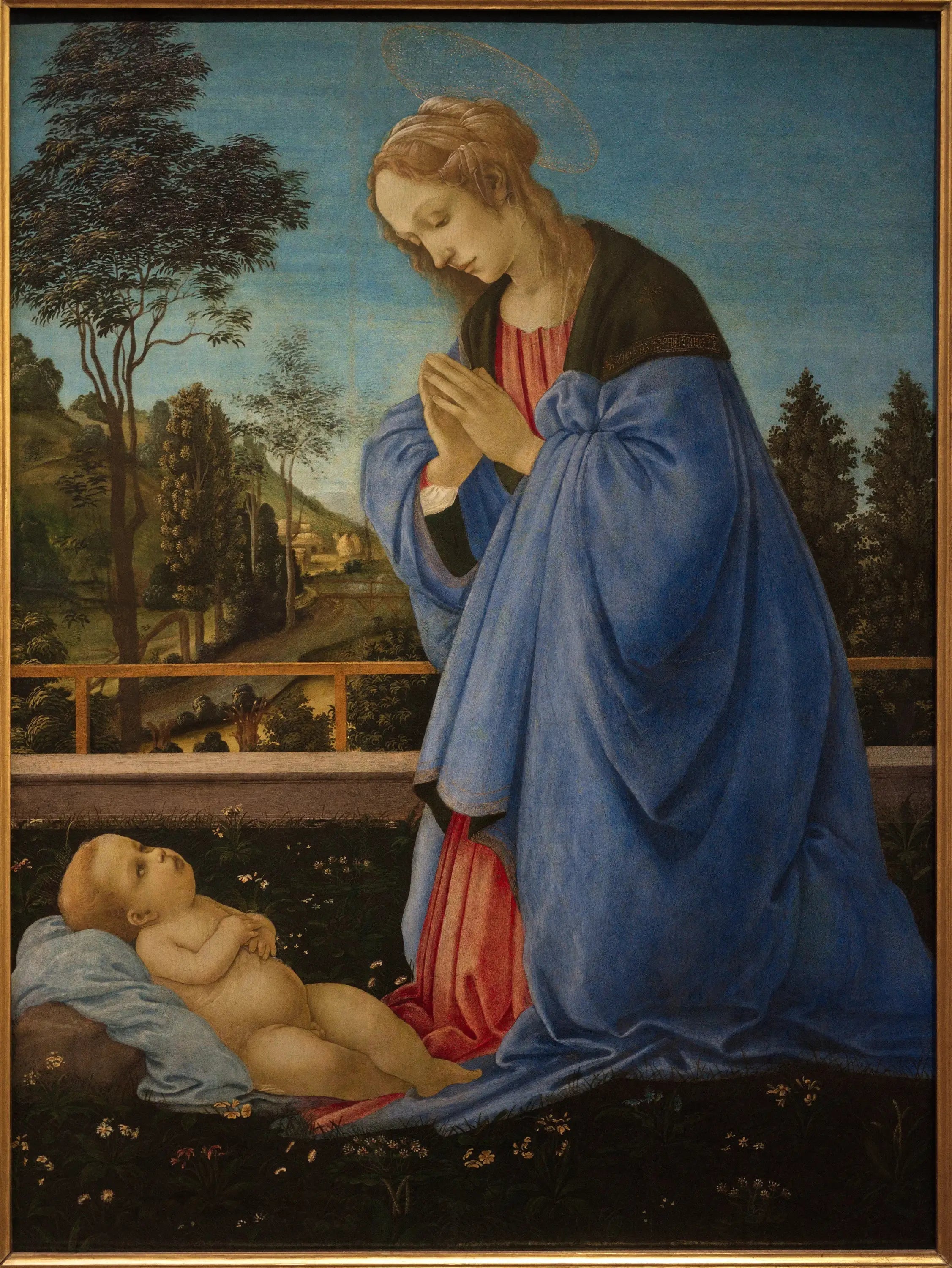 L'Adoration du Christ - Filippino Lippi image 1 tableau peint à l’huile sur toile