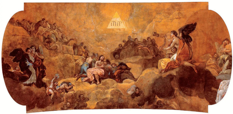 Die Anbetung des Namens Gottes - Francisco de Goya