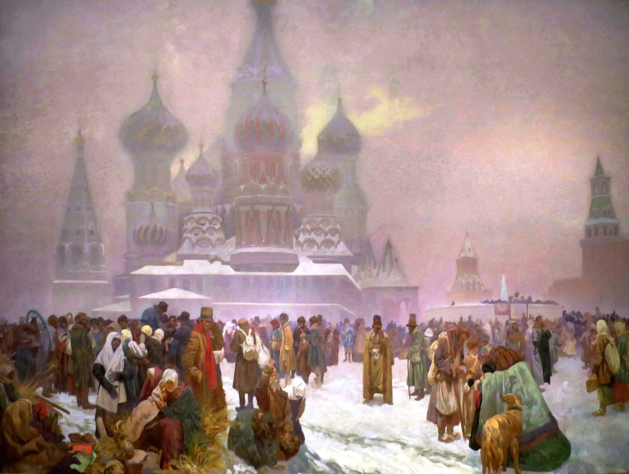 Die Befreiung der russischen Bauern - Alphonse Mucha