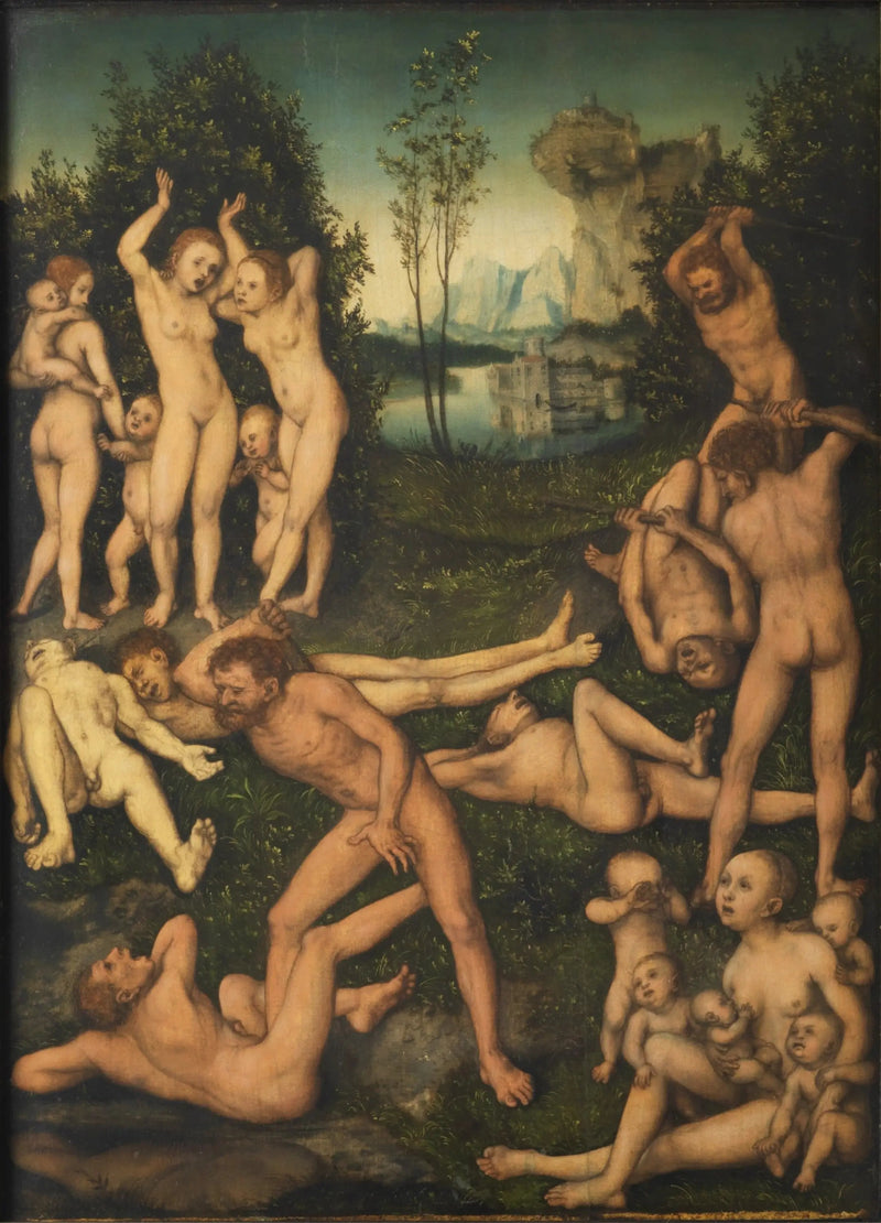 Das Zeitalter des Silbers, früher bekannt als Die Auswirkungen des Neids - Lucas Cranach der Ältere