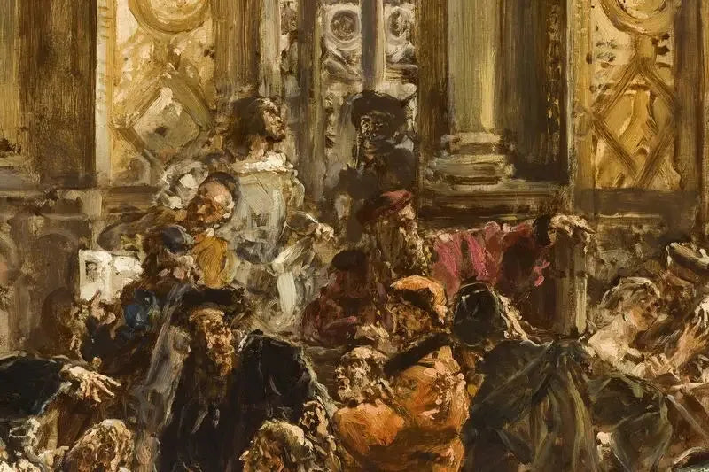Das goldene Zeitalter der Literatur im 16. Jahrhundert, aus der Serie « Geschichte der Zivilisation in Polen » - Jan Matejko
