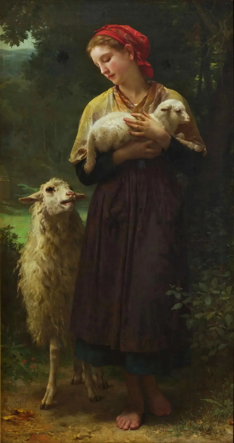 Das neugeborene Lamm - Bouguereau