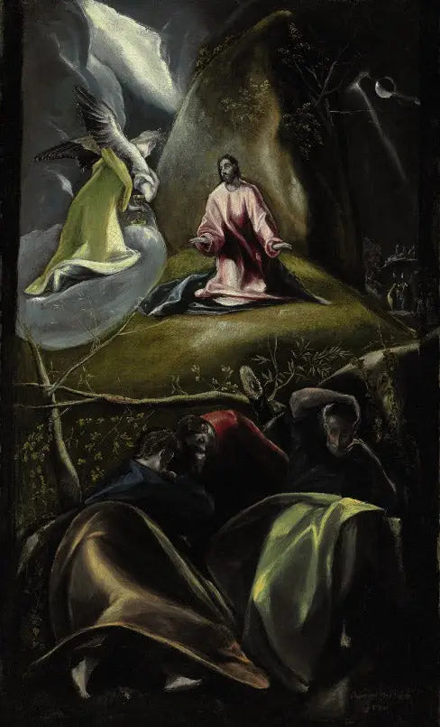 Der Schmerz im Garten der Olivenbäume - El Greco