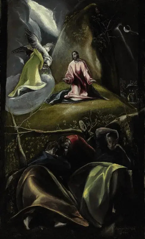 Der Schmerz im Garten der Olivenbäume - El Greco