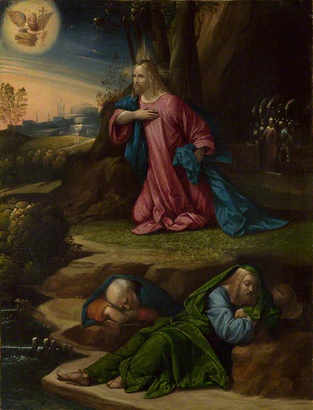 L'agonie dans le jardin - Benvenuto Tisi image 1 reproduction de peinture à l’huile