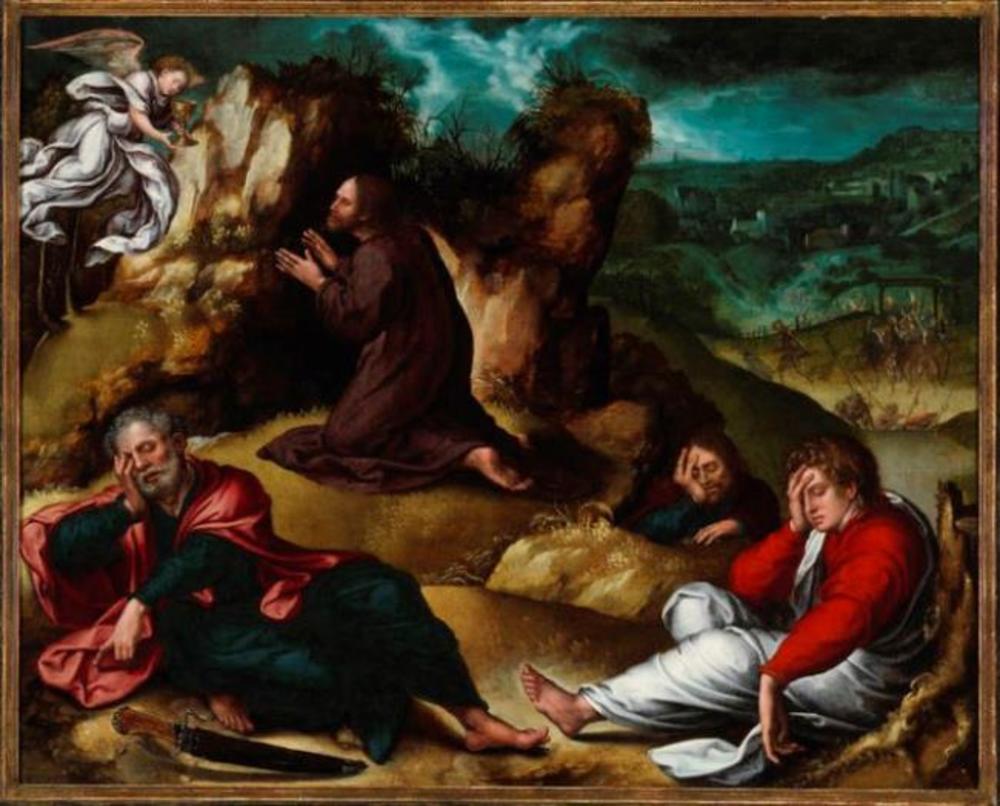 L'agonie dans le jardin - Bernard van Orley image 1 reproduction de peinture à l’huile