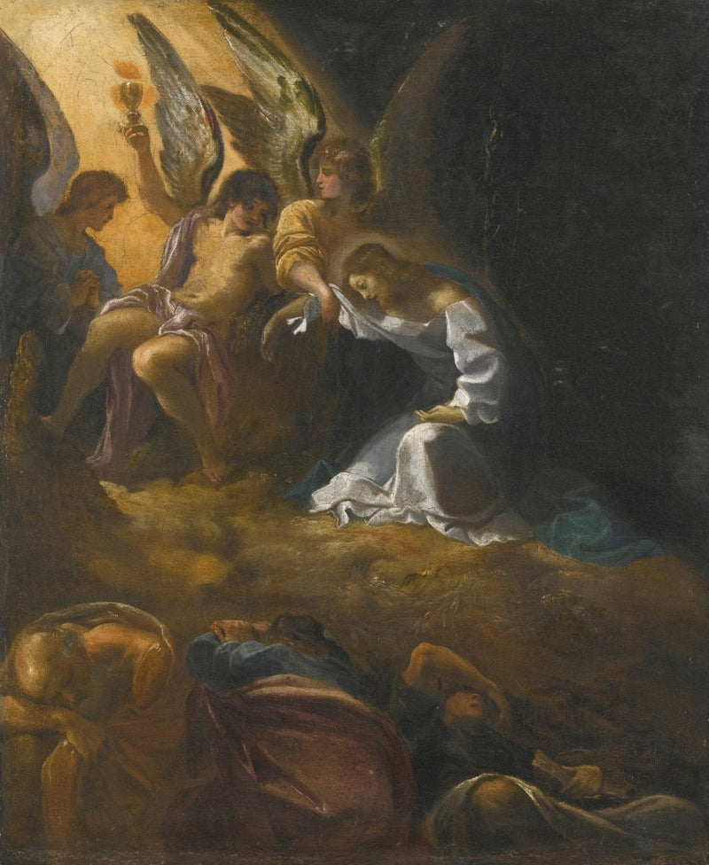 Der Agonie im Garten Gethsemans - Ludovico Carracci