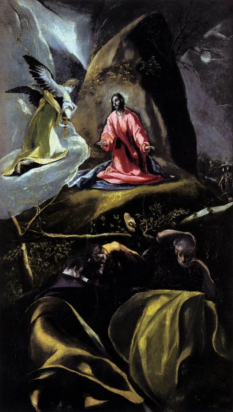 Der Agonie im Olivenhain. - El Greco