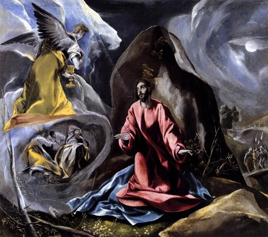 Der Agonie im Olivenhain - El Greco