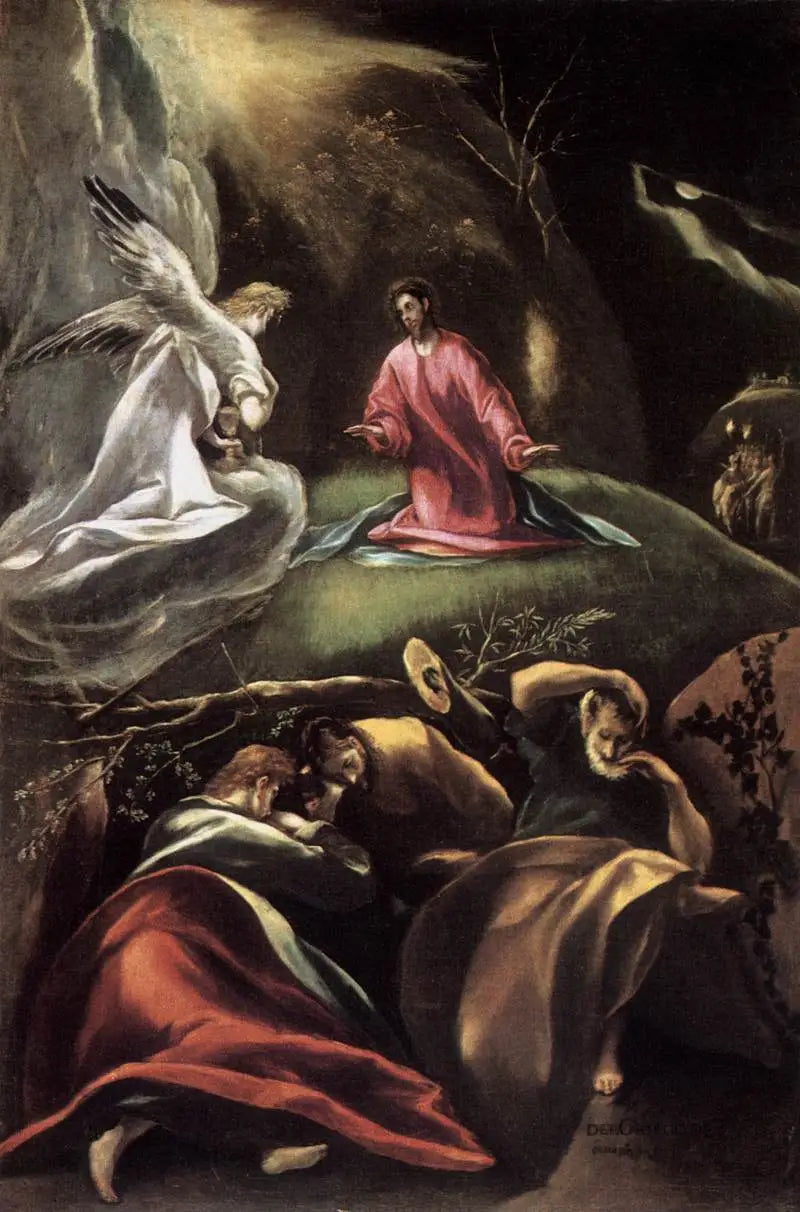 Der Agonie im Olivenhain - El Greco