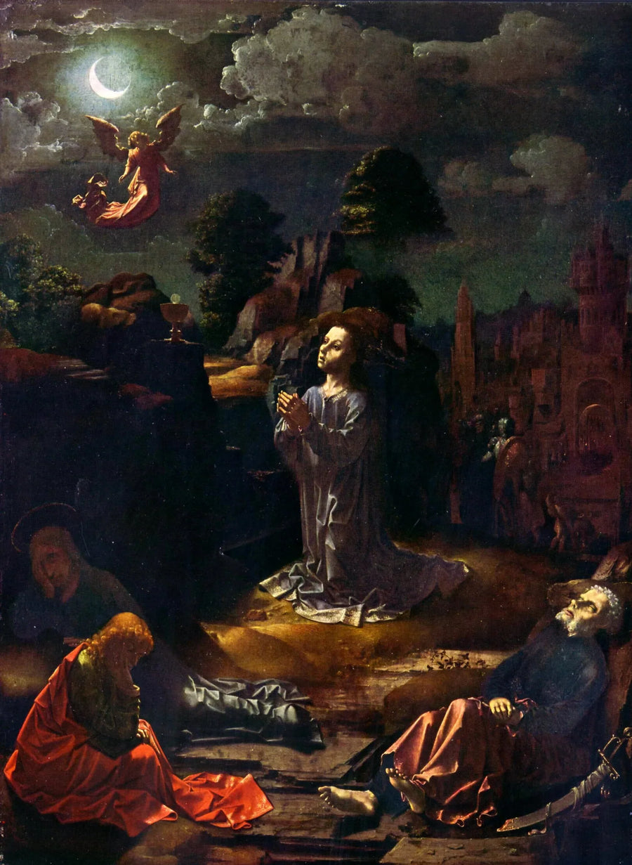 Der Kampf im Olivenhain - Jan Gossaert
