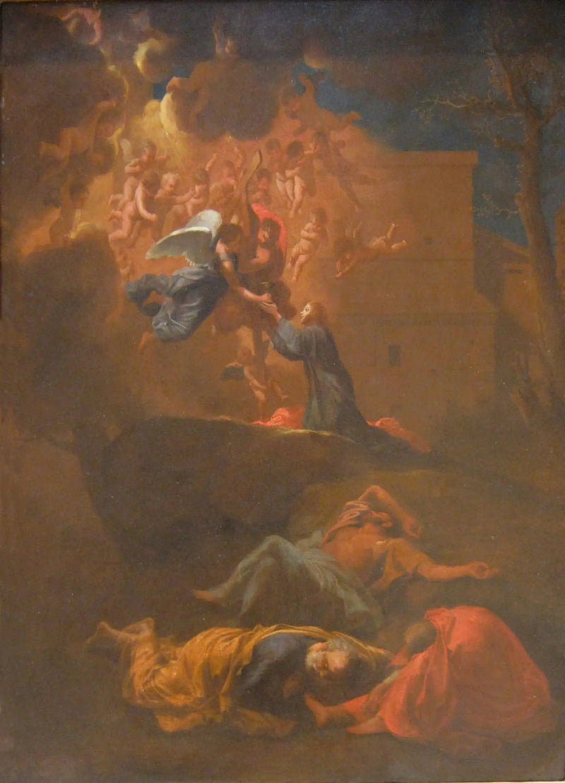 Der Agonie im Olivenhain - Nicolas Poussin