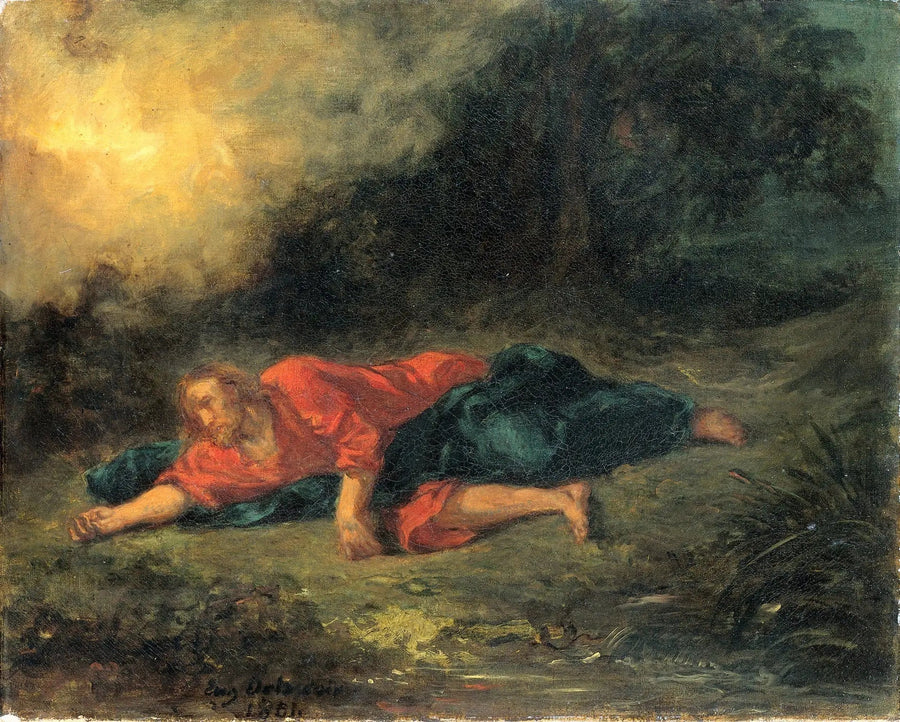 Die Agonie im Garten - Eugène Delacroix